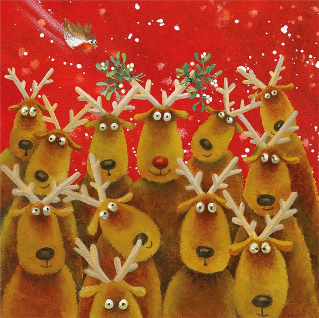 Charity Christmas Card Pack – 8 cards of the same design with envelopes