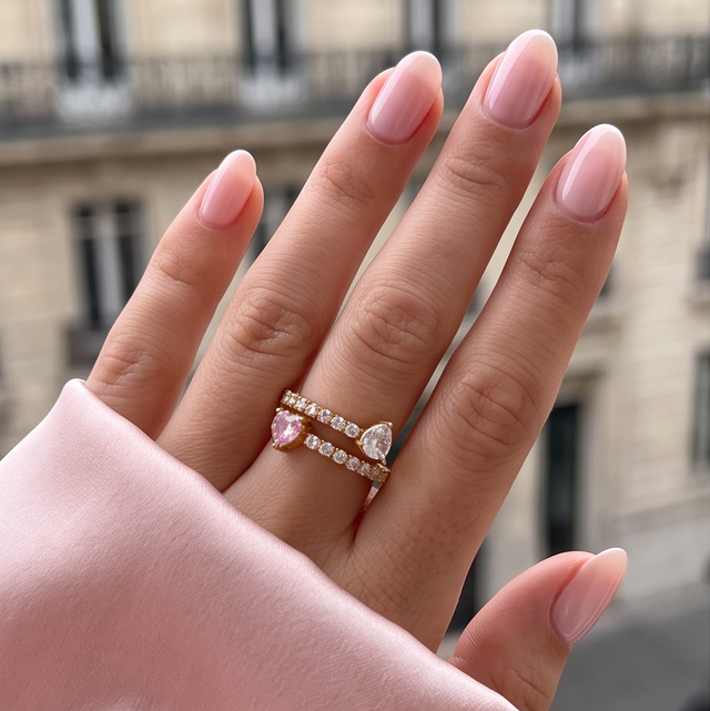💗 Bague Paris Rose 💗