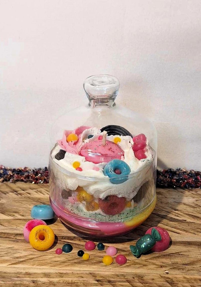 Bougie gourmande ( bonbons )🍭