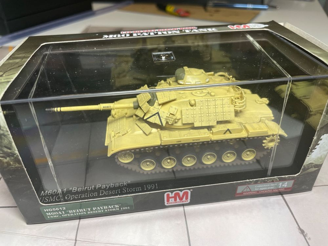 M60A1 Patton USMC "Beirut Payback" Metall 1/72 HG5612