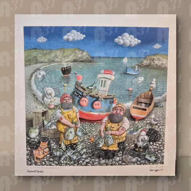259. Lulworth Lardies. Limited edition print 