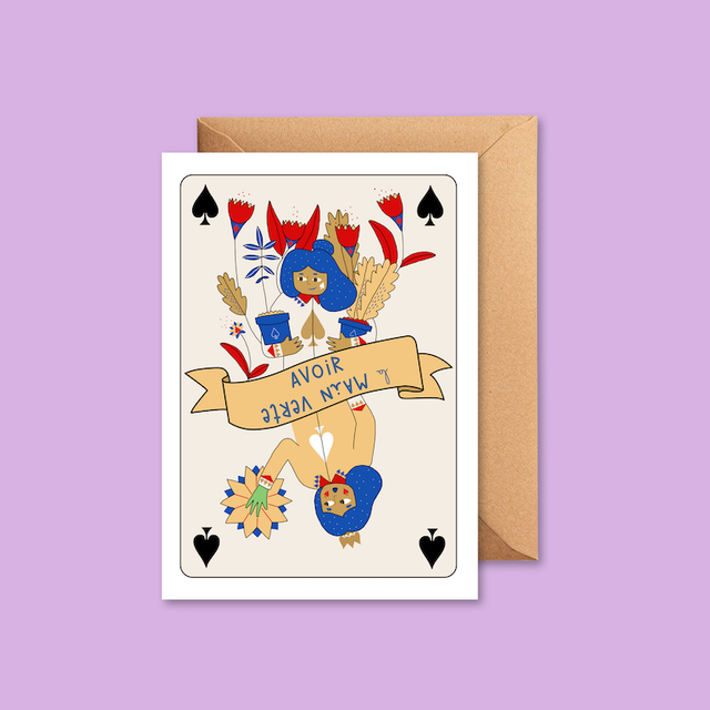 Avoir la main verte - Carte