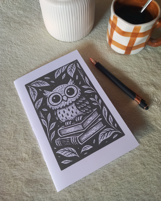 Carnet Souple Maitre Hibou 