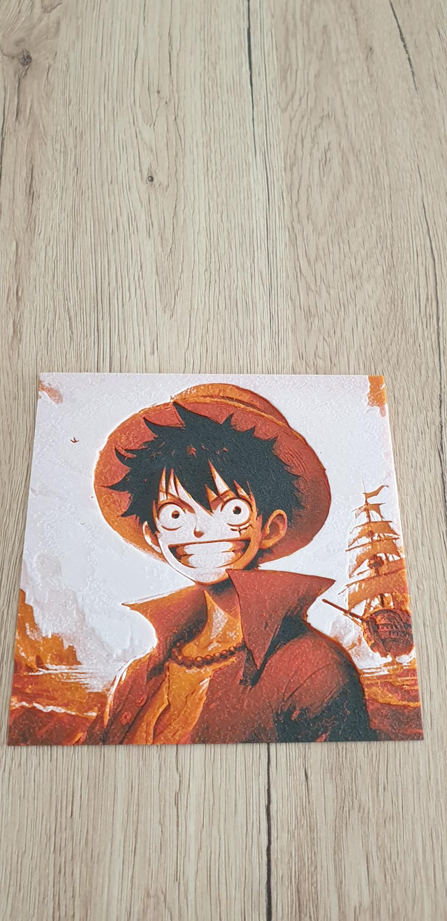 Plaque Deco lufy one piece 