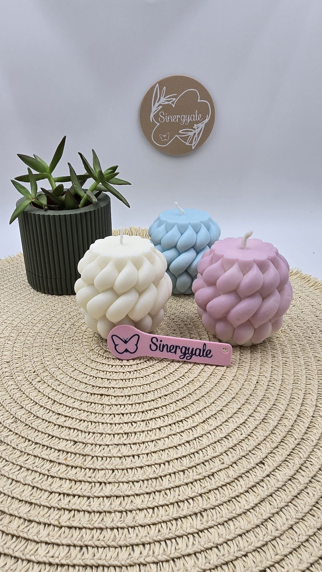 Vela de soja &quot;Nudos&quot;