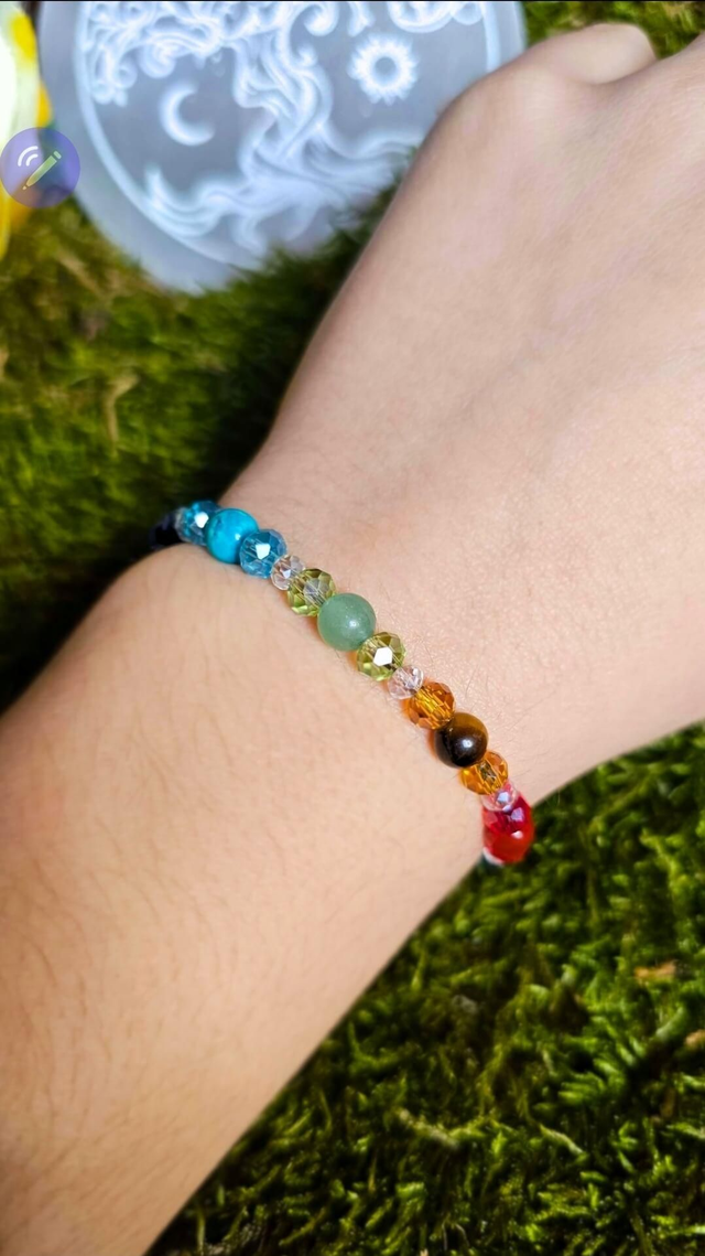 Bracelet pierres naturelles 7 chakras