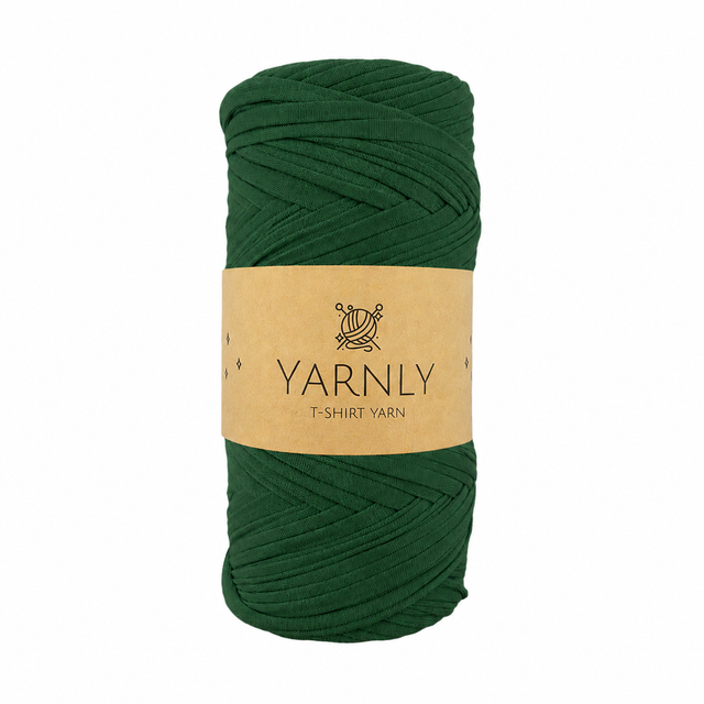 Yarnly T Shirt Yarn 28 Forest Green