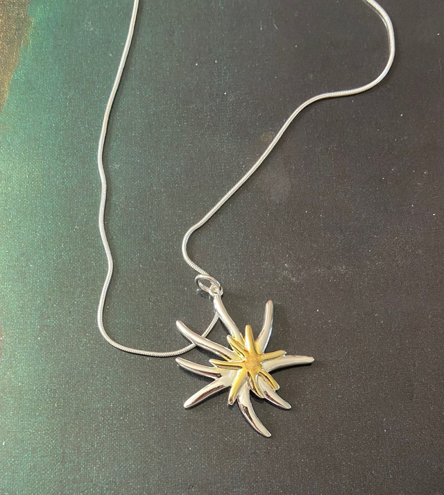 Sterling Silver starfish necklace