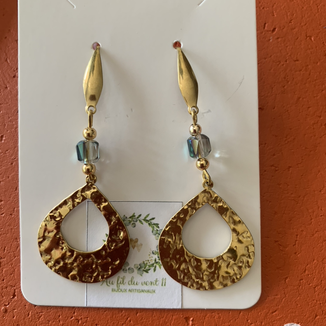 Boucle d’oreille Azur