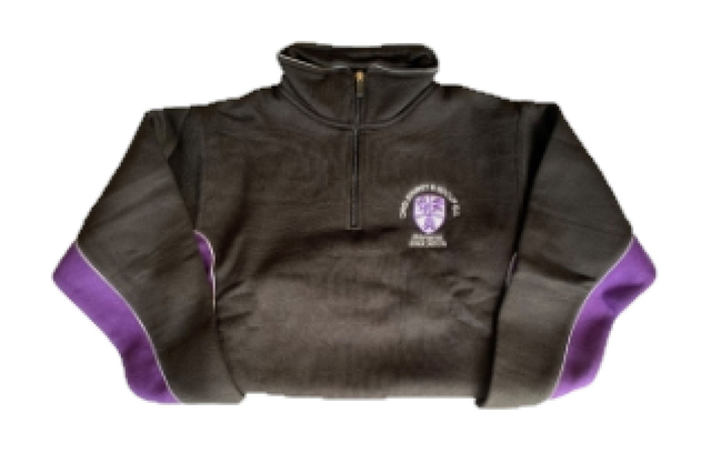 Girls 1/4 Zip PE Sweatshirt - Optional (Branded item) 