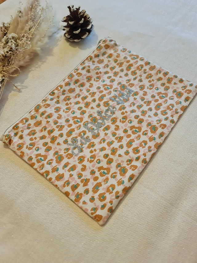 Grande pochette leopard