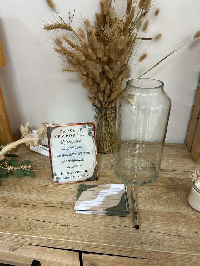 Affiche &quot;Capsule temporelle&quot; - Produit numérique