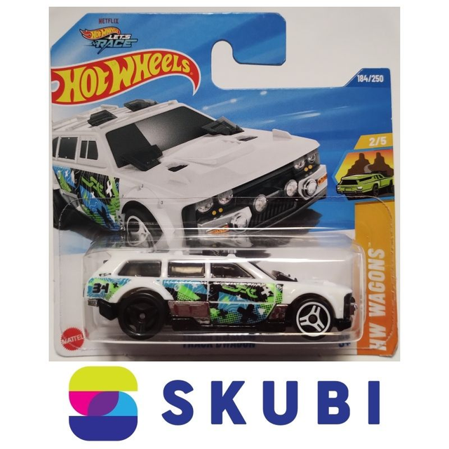 Track Dwagon HW Wagons 2/5 Hot Wheels 184/250 Netflix Let´s Race