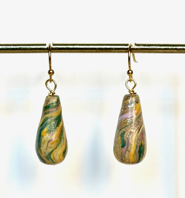 Boucles « Gouttes tropicales »