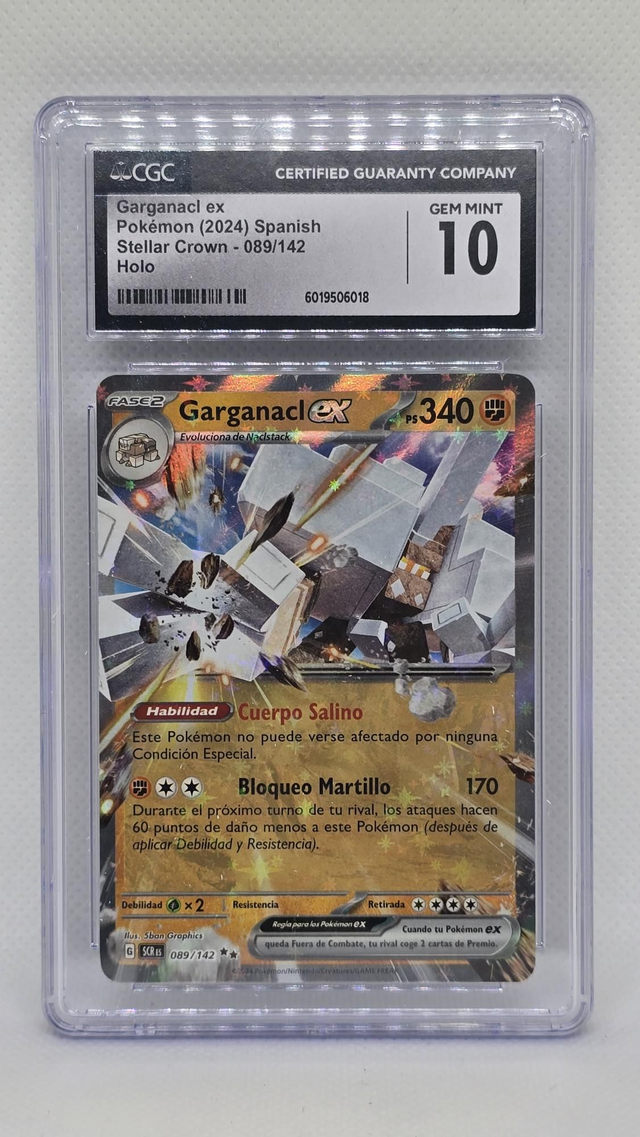 GARGANACL EX , STELLAR CROWN  089 ESP [CGC 10]