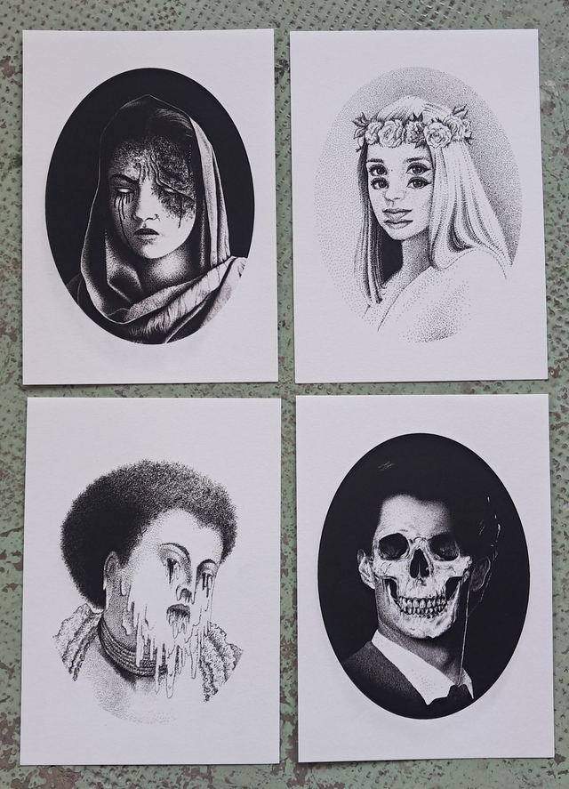 Anne Mathurin - Cartes "Portraits"