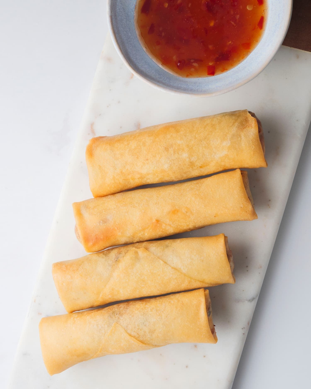 Vegetable Spring Rolls (4)