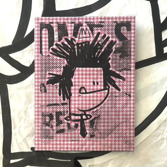 Xylo Jean-MICHEL Cochonou 18x24 cm sans cadre