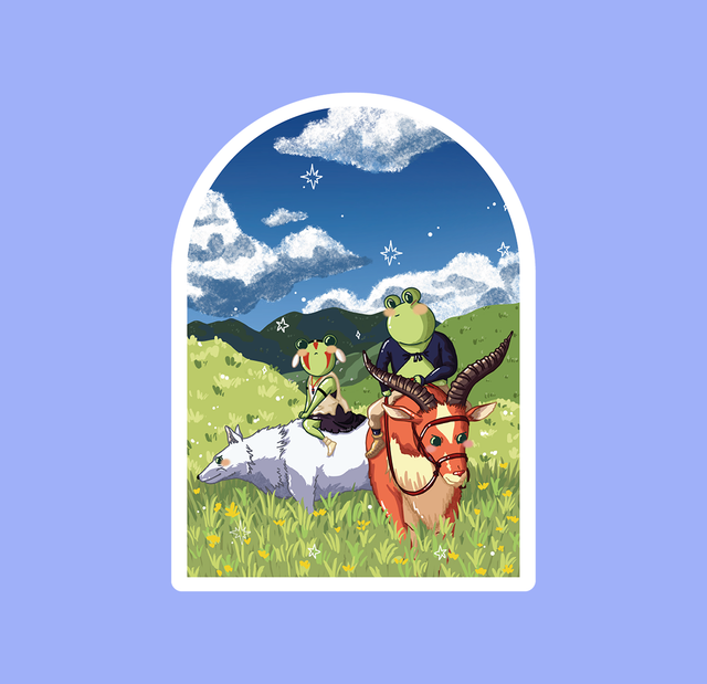 Princesse Mononoke - Ghibli - sticker