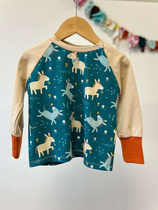 T-shirt manches longues «Mon petit âne»