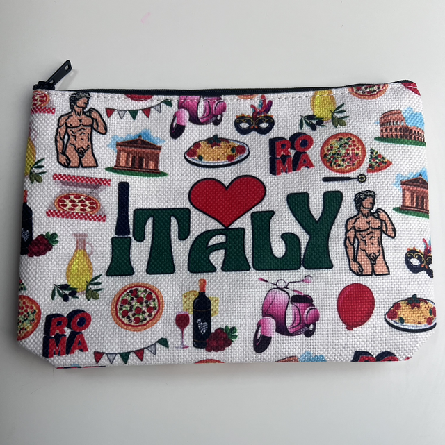 I love Italy cosmetic bag 