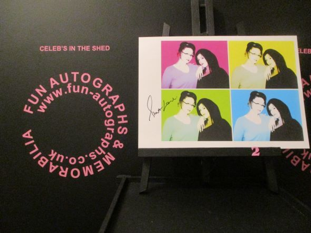 Tina Love Authentic Autographed A4 Pop Art Limited Edition (2)