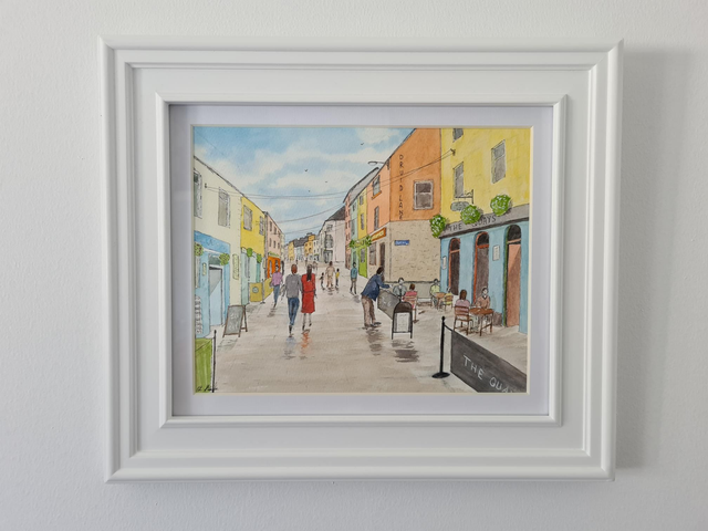 Shop Street, Galway 10 Inch X 8 Inch