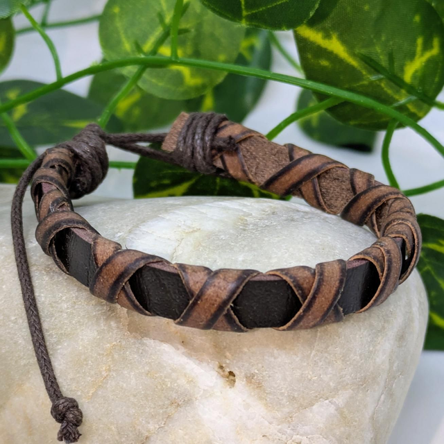 Bracelet &quot;Mary&quot; cuir BC-012