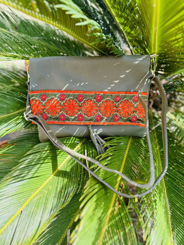 Borsa EMBRODERY Flower