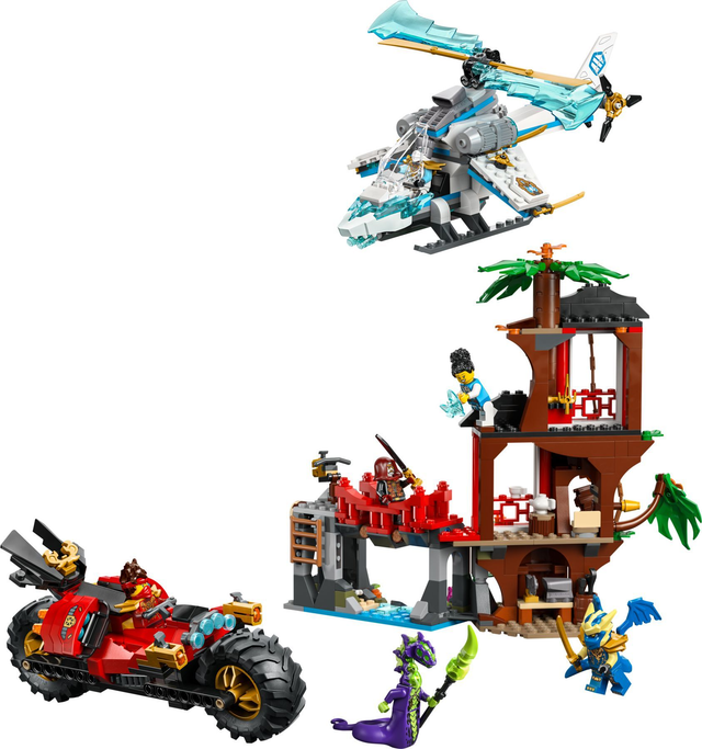 LEGO 71857 Showdown am Baumhaus mit dem Ninja-Bike