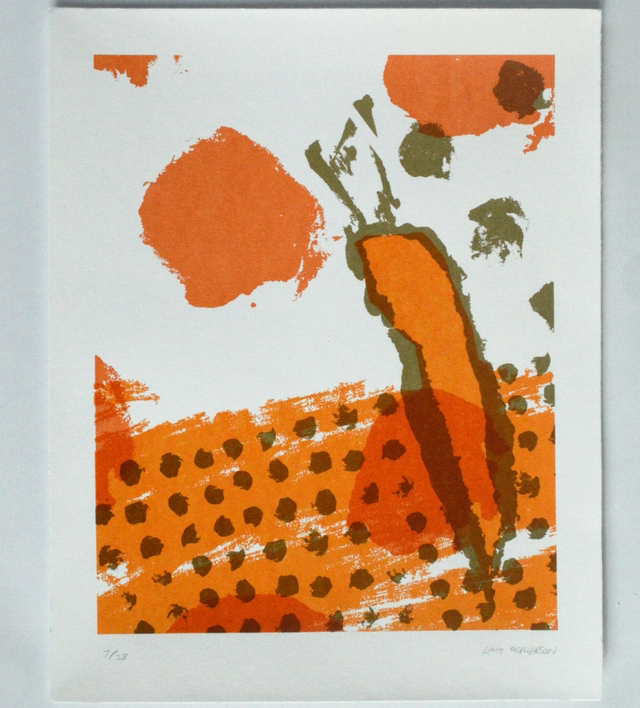 Carrot Screen Print (24x30cm)