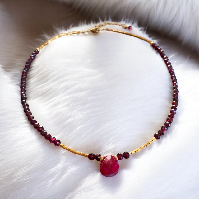 Collier Éclat de Rubis