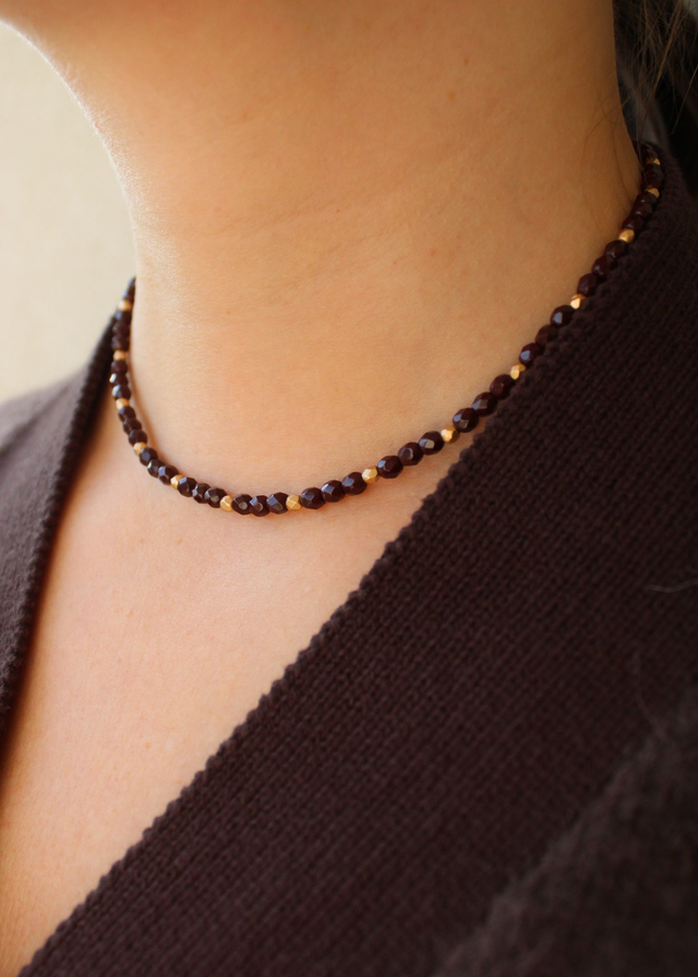 Bijou 2 en 1 - marron ou rouge foncé 