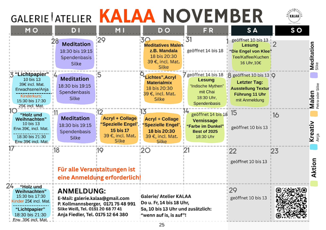 Kursprogramm November 25