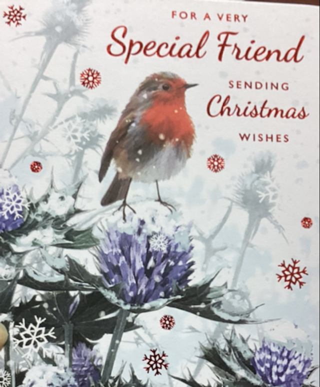 Christmas Friend (Robin on Thistle) NQ 