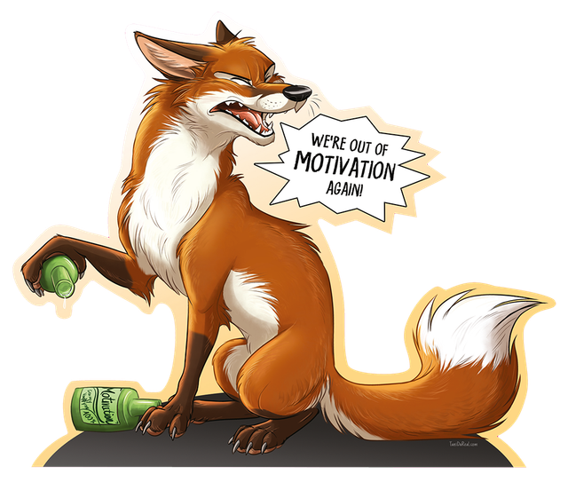 Out of Motivation Standee