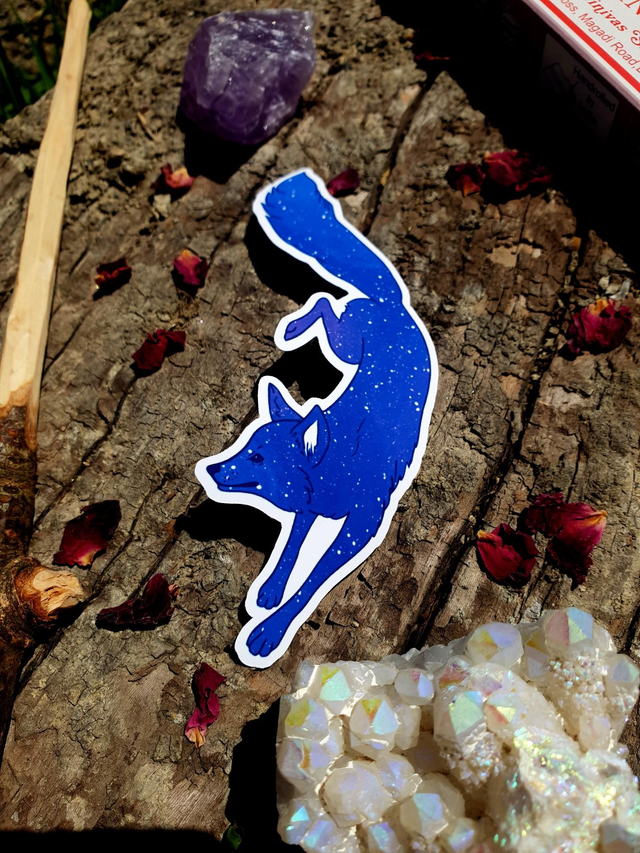 Starry Skies Animal Single Stickers