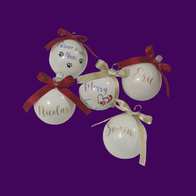 Boules de Noël- verre