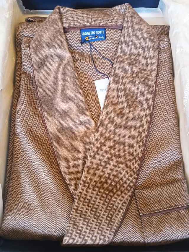 Vestaglia Uomo Progetto Notte Lana