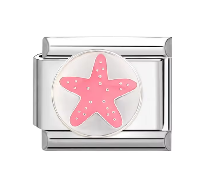 Charm  Estrella de Mar Rosa
