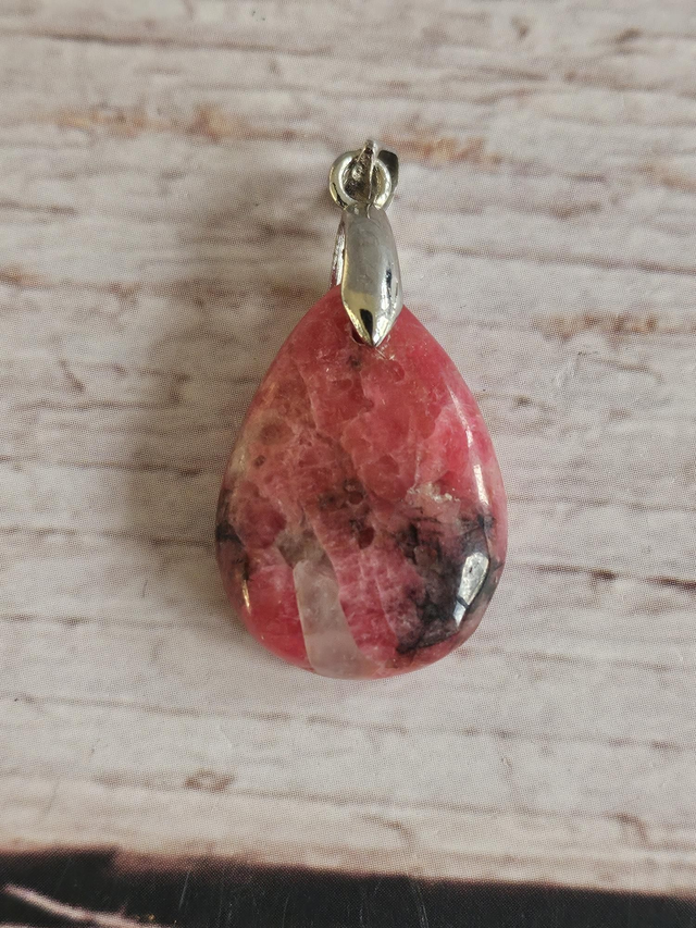 Pendentif en Rhodonite