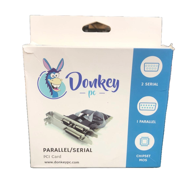 Parallel / Series Com Port PCI Card by Donkey