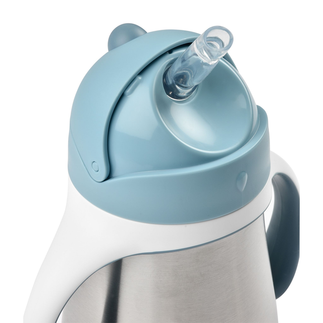 Tasse paille isotherme Inox - BEABA