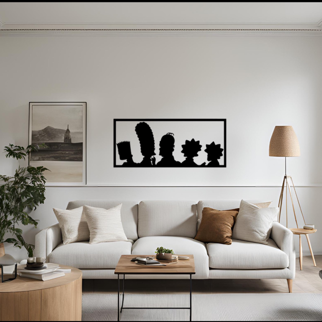 Cadre simpson (74x32cm)