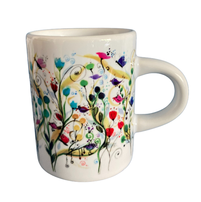 Keramiktasse "Blümchenwiese"