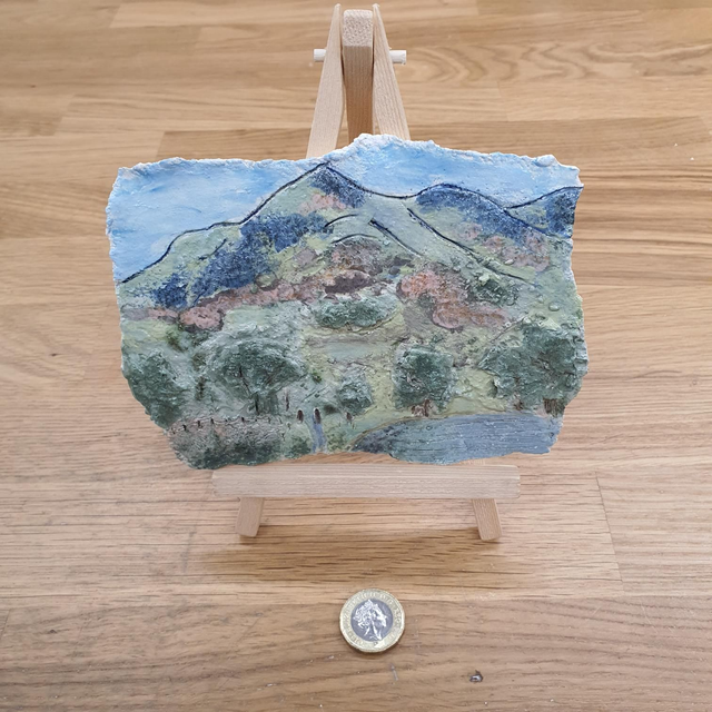 Buttermere shore ceramic wall art