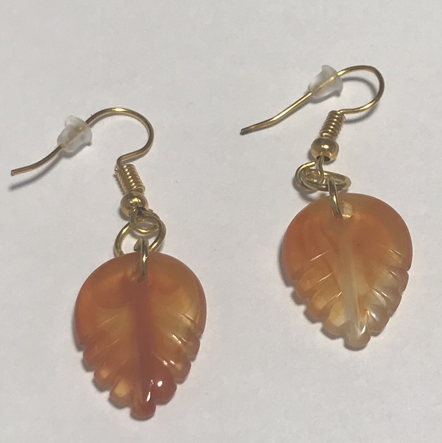 Peach Short Drop Earrings- PCDE16