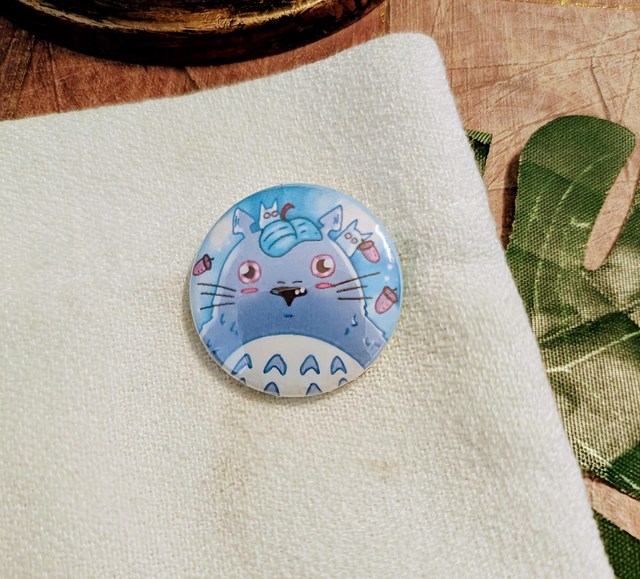 Mini Badge "Totoro" - 25 mm 