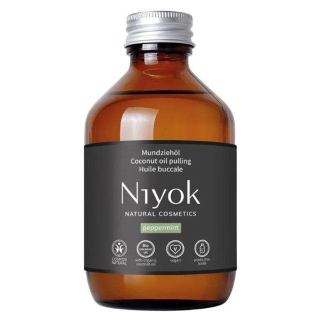 Niyok Mundziehöl Pfefferminze, 200ml Flasche