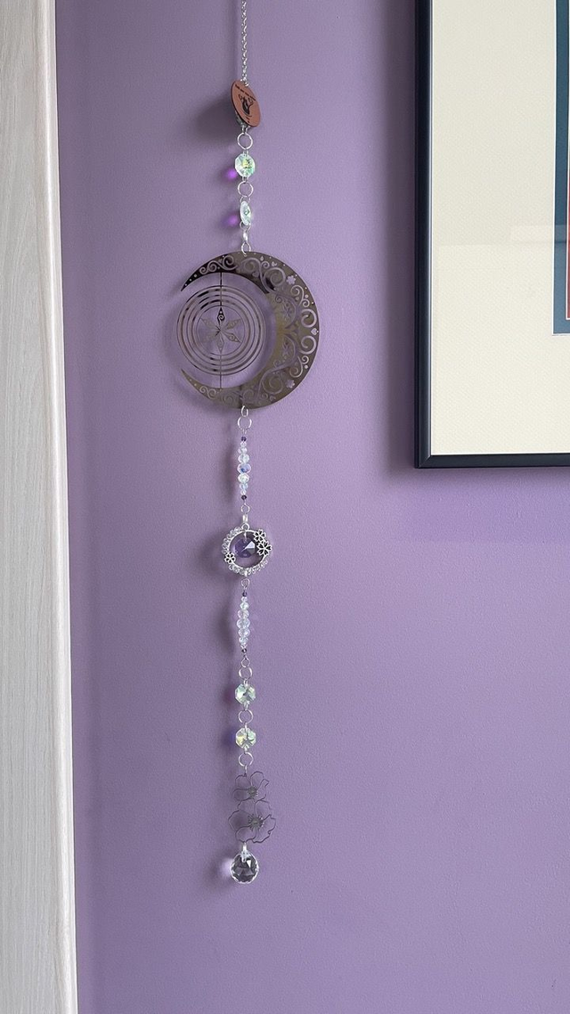 Suncatcher Lune inox